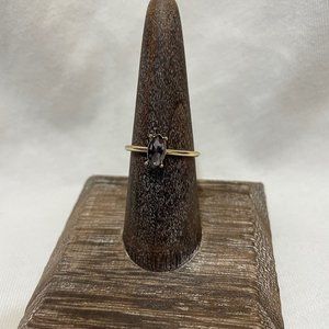 A Purple Haze Solitaire Ring Size 6.5